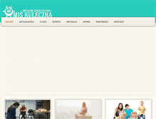 Tablet Screenshot of miskuleczka.pl